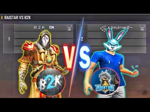 B2K VS RAISTAR | BORN2KILL AWM GOD VS ONE TAP KING RAISTAR - CRAZY ROOM ONLY RED DAMAGE