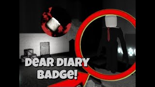 How To Get: 'Dear Diary' Badge In Bear Alpha Halloween Update!