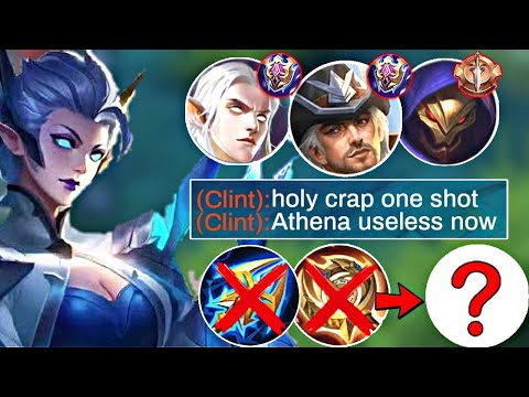 ANTI ATHENA BUILD 😱! EVEN ATHENA CAN'T STAND AGAINST FULL DAMAGE PEN BUILD | Mlbb Eudora