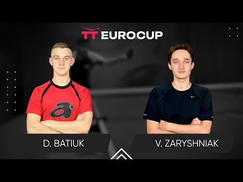 14:30 Dmytro Batiuk - Vadym Zaryshniak 07.11.2024 TT Euro.Cup Ukraine Master. TABLE 4