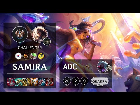 Samira ADC vs Varus - KR Challenger Patch 11.16