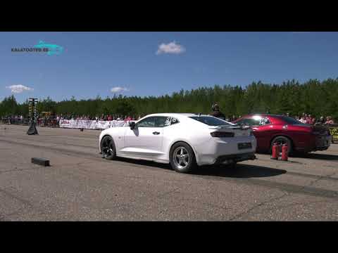 Kalmer Varov - Chevrolet Camaro vs Jaak Sillaots - Dodge Challenger. Drag race @ RaceWars2019