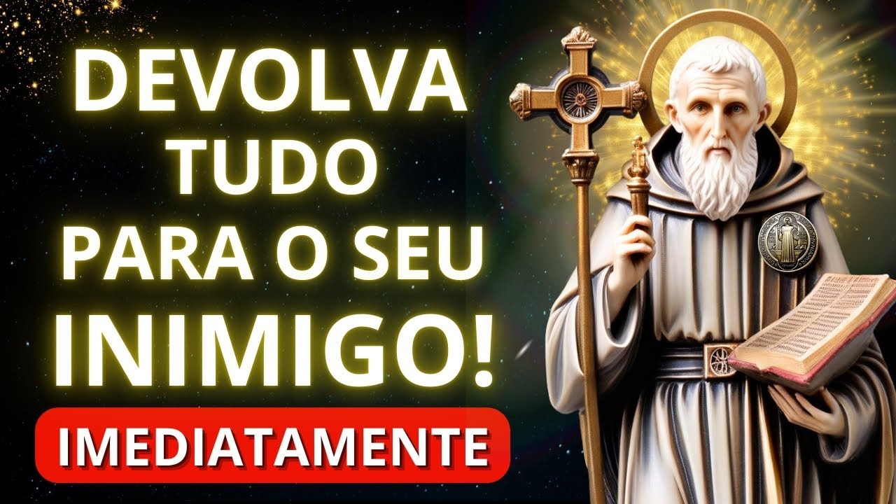 Oração a SÃO BENTO, para LIVRAR sua Vida dos INIMIGOS de uma Vez por Todas. Nunca Mais Se Preocupe!