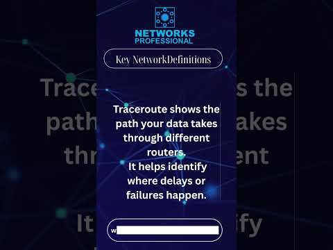 🌐 Traceroute Explained | How Packets Travel | CCNA Basics