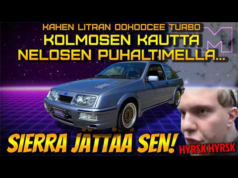 KOEAJOSSA - FORD SIERRA RS COSWORTH (1986) | Aito ja alkuperäinen SIIPICOSSU!