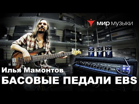Илья Мамонтов тестирует педали EBS на басу и гитаре FGN