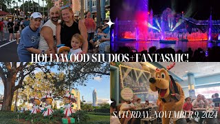 HOLLYWOOD STUDIOS, HOLLYWOOD & VINE AND FANTASMIC! I Walt Disney World Vlog, Day 8, Nov 2024