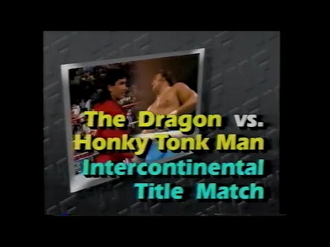 IC Title   Honky Tonk Man vs Ricky Steamboat   SuperStars Nov 21st, 1987