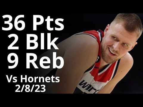 Kristaps Porzingis 36 Pts 9 Reb 2 Blk vs Hornets Highlights