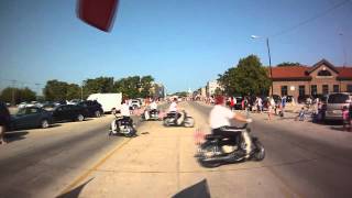 preview picture of video 'Ansar Cycle Patrol - July 4th Parade, Mattoon, Illinois - 2012'