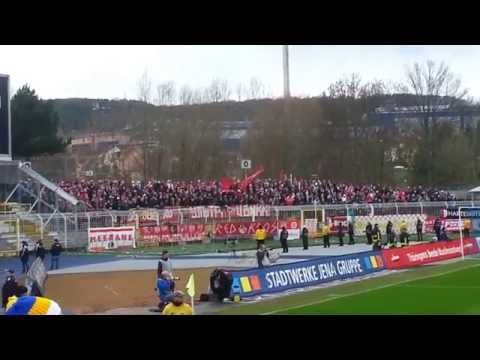 Stimmung beim Regionalliga-Derby Jena vs. Zwickau!!