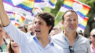 Irish prime minister, Trudeau march in Montreal Pride parade