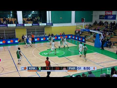 Pašalić scores from downtown! (Krka - Partizan NIS, 29.2.2020)
