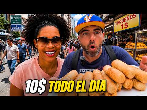 ASÍ ES LA MEJOR COMIDA CALLEJERA DE CARACAS  ¿Qué compras con $10?