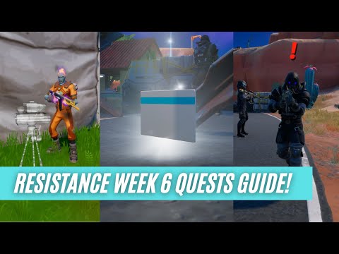 How To Complete WEEK 6 RESISTANCE Quests! - Fortnite - Chapter 3 - Season 2