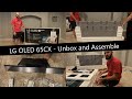 Noob Unboxing, Assembly, and Initial Setup for LG OLED TV (LG 65