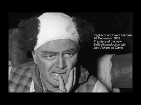 Pagliacci Covent Garden 1959 Jon Vickers