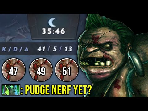 OMG What a F*kin Monster 7.31 - Pudge 41Kills get not enough nerfed from valve..