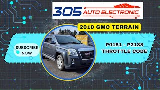 GMC P0151 P2138 ENGINE POWER REDUCED