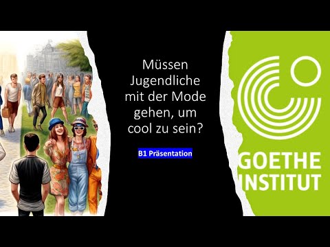 Do teenagers have to follow fashion to be cool? | B1 Presentation