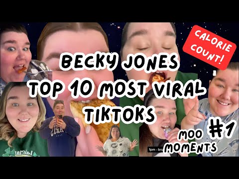 How Many Calories Does Becki Jones REALLY Eat? (Analysing Her 10 Most Viral Videos) | Moo Moments 1