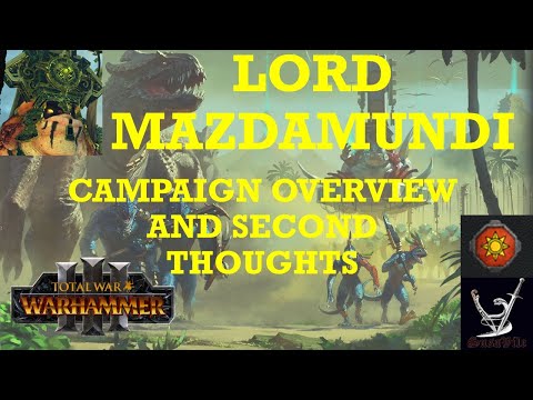 Total War: Warhammer 3 Immortal Empires Lord Mazdamundi - Lizardmen overview, guide