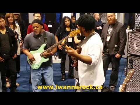 Victor Wooten and Anthony Wellington bass jam