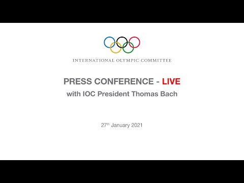 Press Conference with IOC President - 28.01.2021