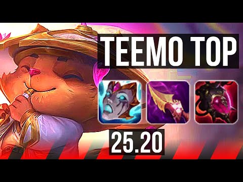TEEMO vs ORNN (TOP) | 6/2/6 | NA Master | 25.20