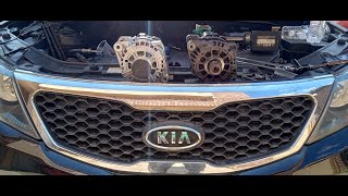 2013 Kia Sorento Alternator Replacement (2011-2015 2.4L V4)