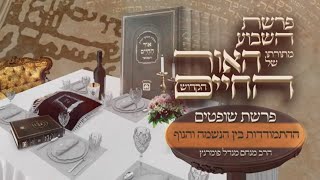 הרב מנחם מנדל פומרנץ | אור החיים הקדוש - פרשת שופטים • ההתמודדות בין הנשמה והגוף •