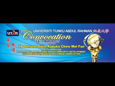 UTAR 2015 March Convocation Session 1 on 14 March 2015