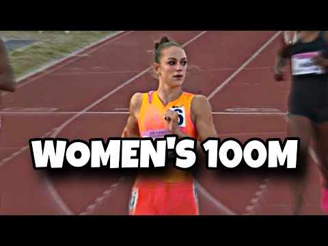 Abby Steiner's Second 100m of 2024 | Los Angeles Grand Prix