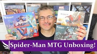 Magic The Gathering Marvels Spider-Man Unboxing (Scene Box, Bundle & Booster Box)