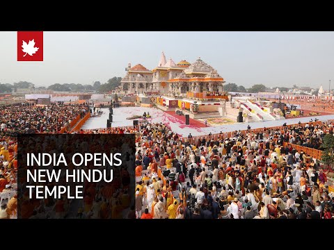 India unveils new Hindu temple at historically contested site