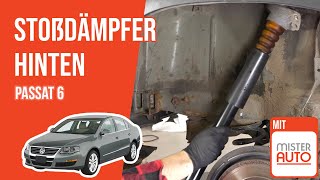 Youtube thumbnail of video "Wie Passat 6 Stoßdämpfer hinten wechseln ➿"