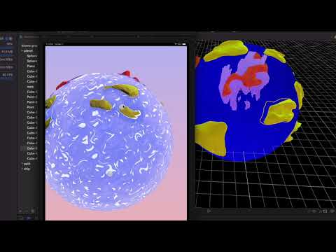 Stylized Water Shader in Scenekit (metal)