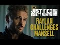 Raylan Challenges Mansell Scene Justified City Primeval FX