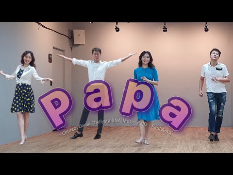 Papa l Paul Anka l Beginner Line Dance l 파파 라인댄스 l Linedance l 라인댄스퀸