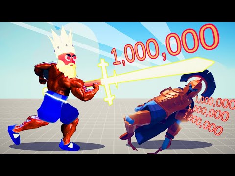 1.000.000 DAMAGE ULTIMATE KING VS EVERY UNIT| TABS - Totally Accurate Battle Simulator