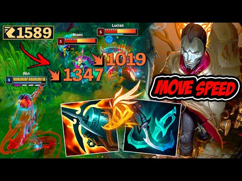 JHIN QUEBRANDO RECORDE DE MOVE SPEED COM ESSA BUILD - LEAGUE OF LEGENDS
