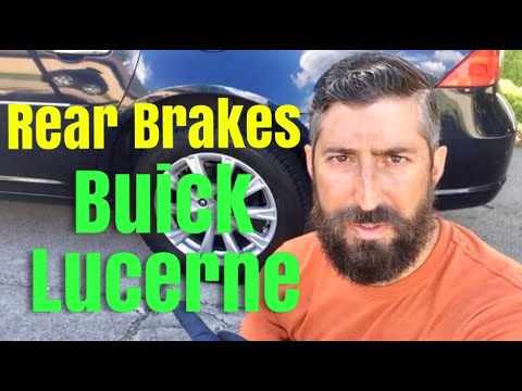 Buick Lucerne REAR brake pad replacement- QUICK tutorial ARGDS
