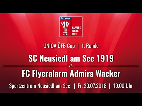 20.07.2018 | 19 00 Uhr | SC Neusiedl am See 1919 (SCN) vs. FC Flyeralarm Admira Wacker (ADM)