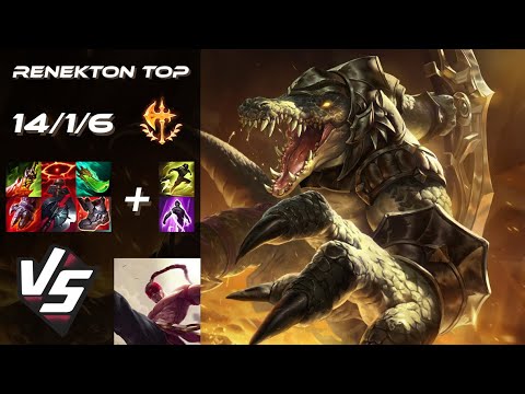 TOP Renekton vs Lee Sin - EU Challenger Patch 25.S3.1