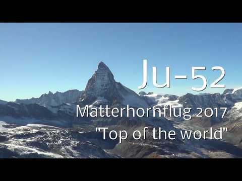 Ju-52 Flug zum Matterhorn 2017