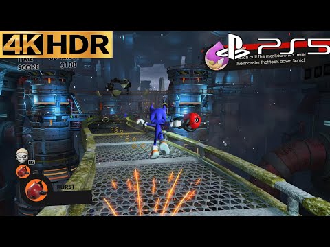 SONIC FORCES (PS5) Stage 2 Chemical Plant Gameplay Walkthrough 4K 60FPS HDR No Commentary