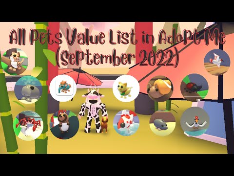 All Pets Value List in Adopt Me (2022 September)