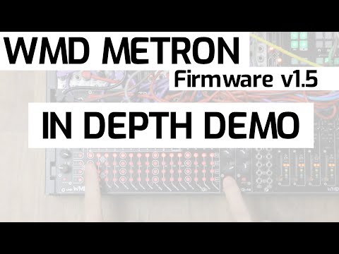 WMD Metron - Firmware update 1.5 -  In depth overview