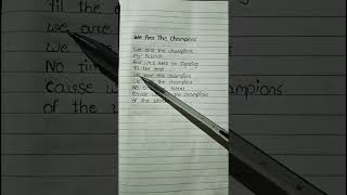 Download lagu We Are The Champions - Queen (lyrics) #shorts #songlyrics mp3