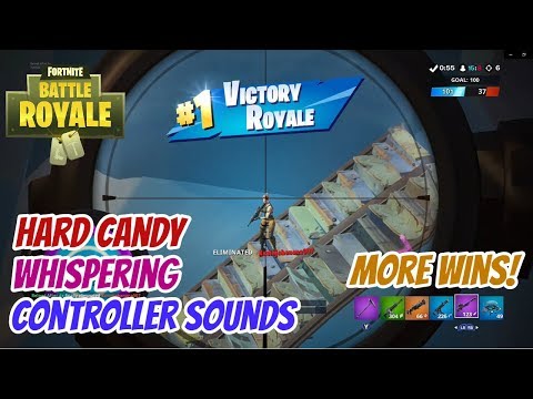 ASMR Gaming: Fortnite | Hard Candy, Whispering, Controller Sounds - Getting Good Ep 6. More Wins!